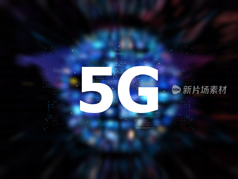 5G wifi技术数字概念